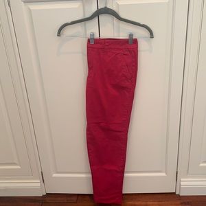 Size 6 Cranberry red trousers